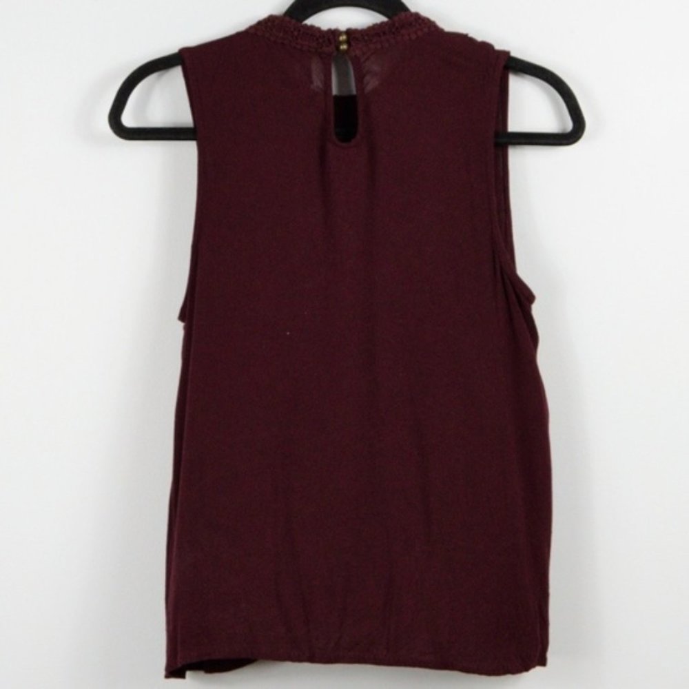 Xhilaration Wine Red Blouse - Picture 3 of 6